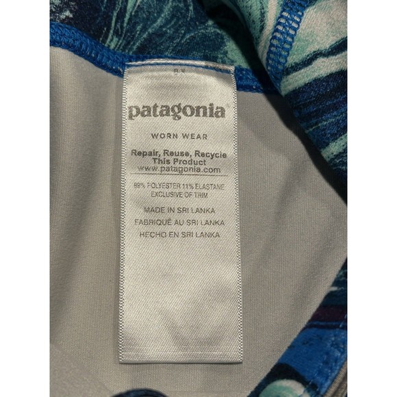 Patagonia Worn Wear Blue Colorful Small Women’s Leggings Workout‎ Fitness - Picture 6 of 7